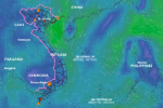 Xuất hiện vùng áp thấp trên Biển Đông gây thời tiết nguy hiểm
