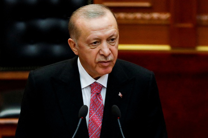 Tổng thống Thổ Nhĩ Kỳ Recep Tayyip Erdogan. Ảnh: Reuters.