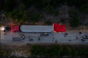 Xe container 'tử thần' thành mồ chôn hàng loạt người nhập cư Mỹ