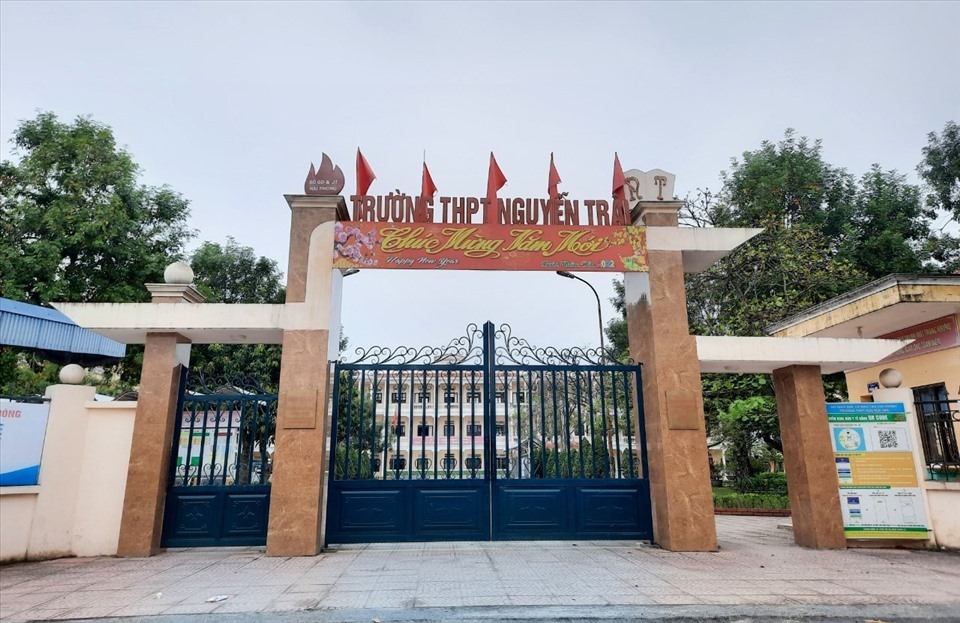 Công an Hải Phòng đã khởi tố vụ án, khởi tố bị can đối với các sai phạm xảy ra tại trường THPT Nguyễn Trãi. Ảnh: PH
