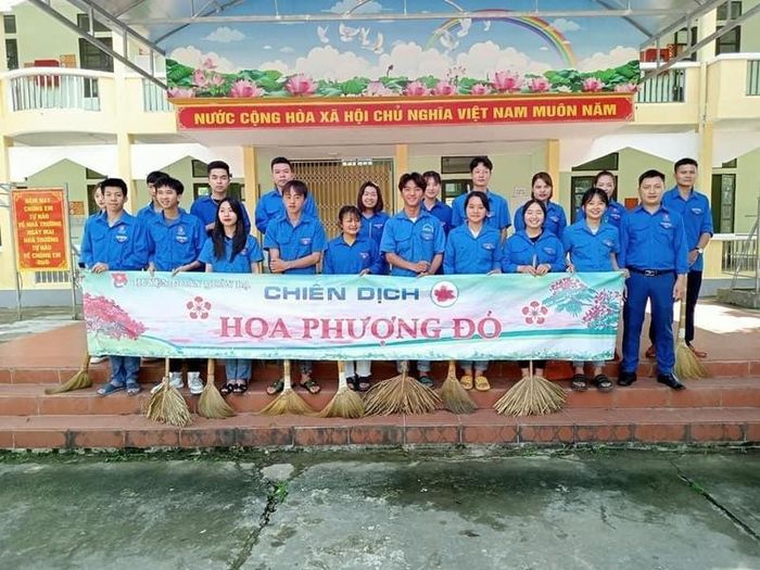 Các tỉnh nguyện viên tại Hà Giang sẵn sàng Tiếp sức mùa thi. Ảnh: Huyện đoàn Quản Bạ