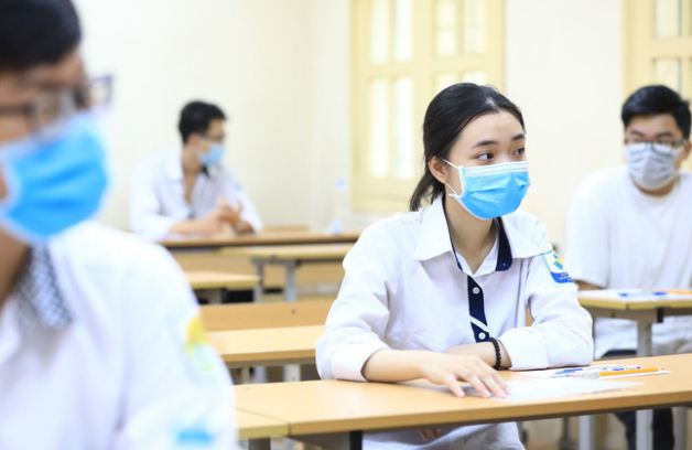 Các điểm thi THPT năm 2022 tại Hà Nội được sử dụng điều hòa, tuy nhiên cửa ra vào phải mở. Ảnh minh họa: Công an nhân dân.
