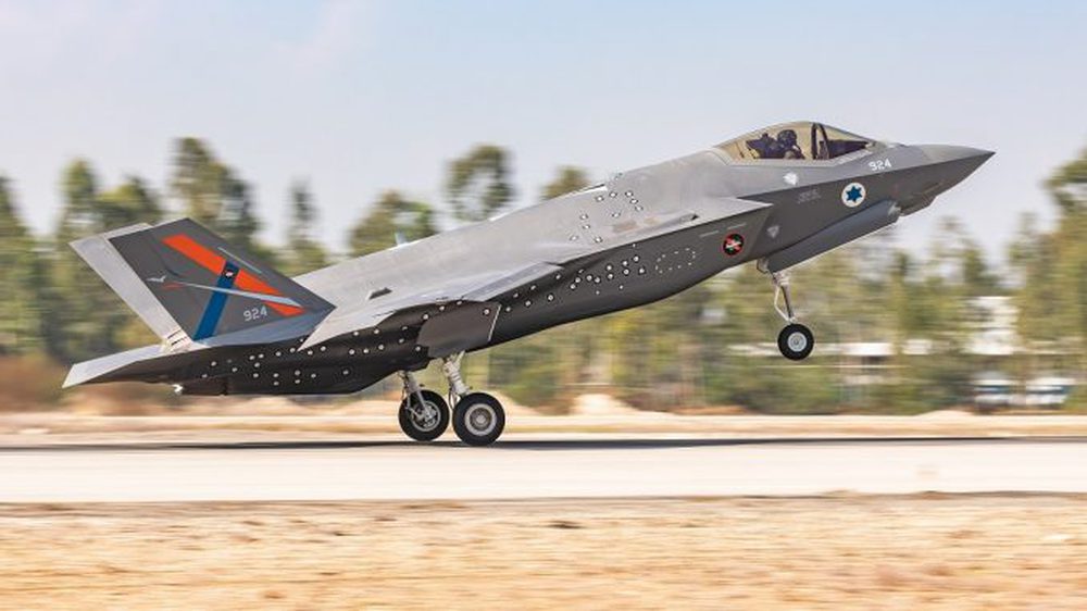 F-35I Adir 924 hạ cánh tại căn cứ Tel-Nof vào ngày 11 tháng 11 năm 2020. Ảnh: Không quân Israel.
