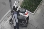 Camera ghi cảnh nam thanh niên trộm túi xách