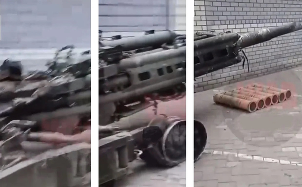 Khẩu lựu pháo M777 của Ukraine bị quân Nga thu giữ (Ảnh: Defense Blog).