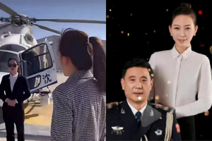 Sao mạng Trung Quốc bị chỉ trích khoe tiền, đi trực thăng cảnh sát