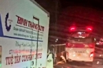 Xe tải biến dạng sau tai nạn trên cao tốc Trung Lương - Mỹ Thuận