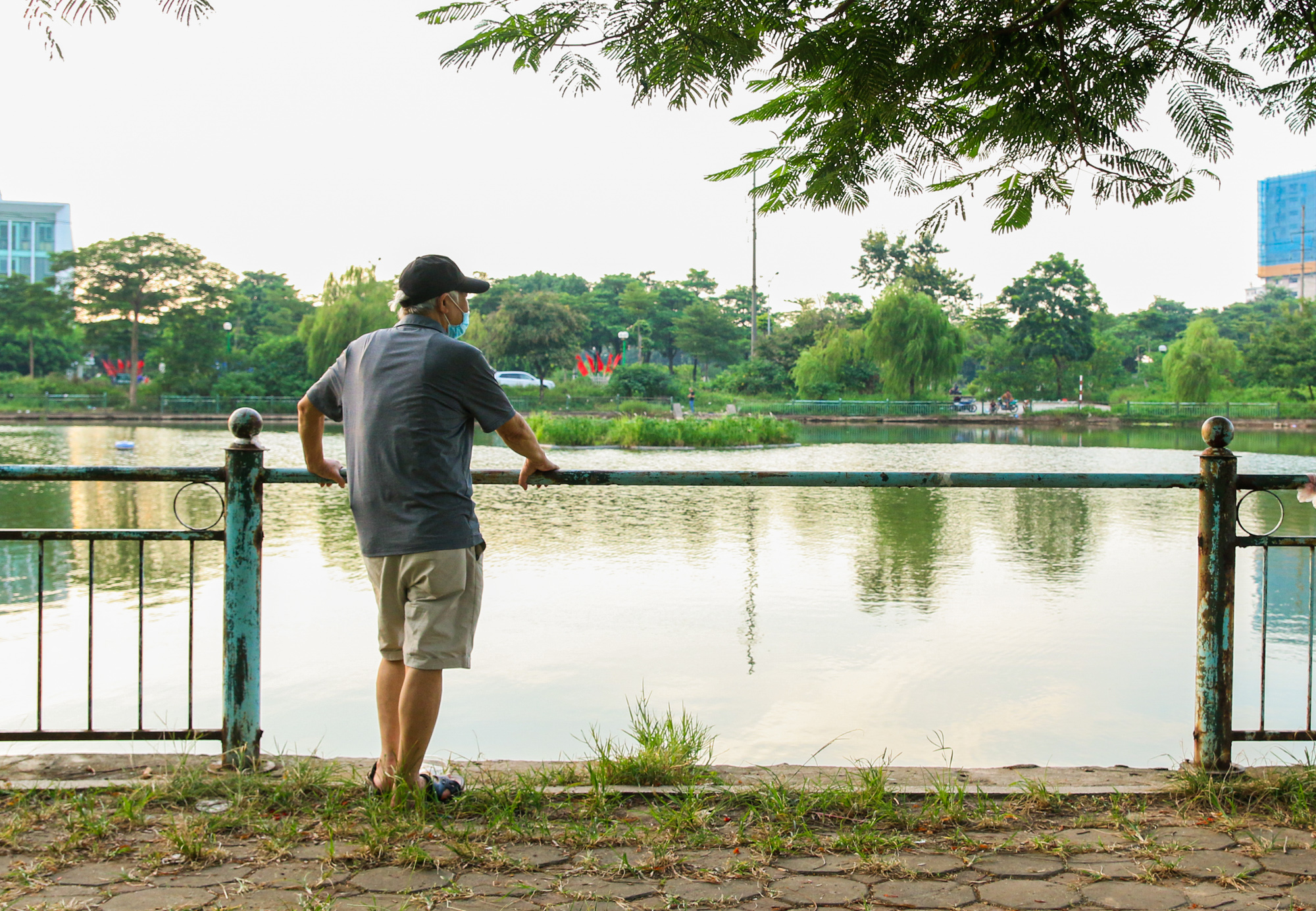Công viên 16 ha ở Hà Nội bỏ hoang thành nơi trồng rau, đánh cá  - Ảnh 6.