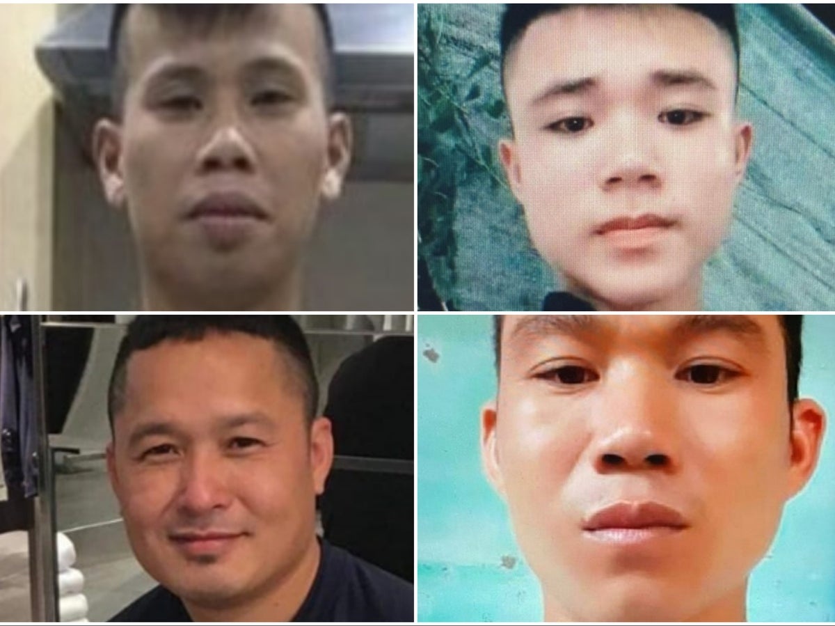 Hình ảnh 4 người Việt Nam nghi bị mất tích sau vụ hỏa hoạn tại Manchester. Nguồn: Twitter.