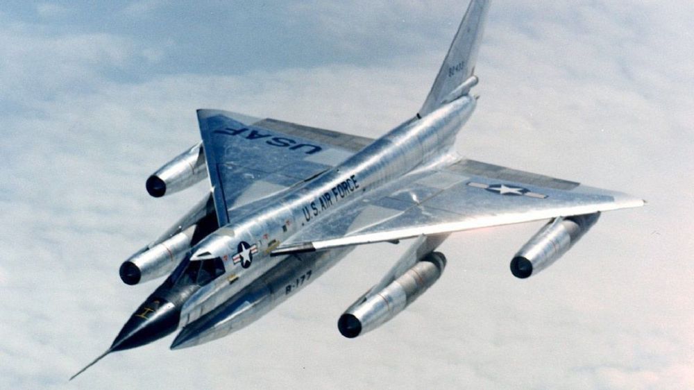 B-58 là máy bay ném bom siêu thanh đầu tiên của Không quân Mỹ. Ảnh: Wiki.