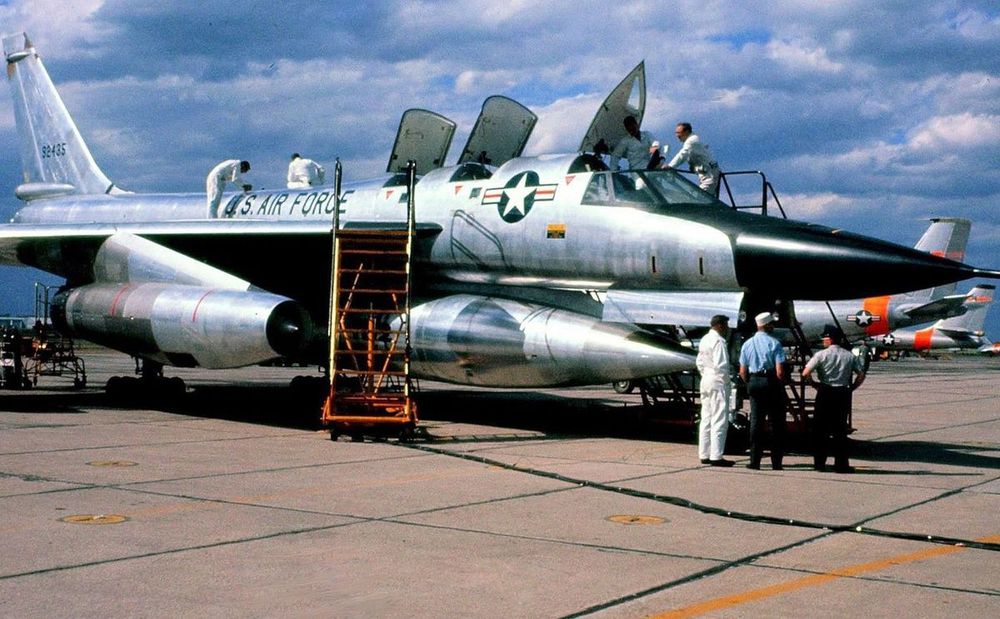 B-58 đã bị loại bỏ khi Liên Xô giới thiệu các tên lửa đất-đối-không có độ chính xác cao. Ảnh: Wiki.
