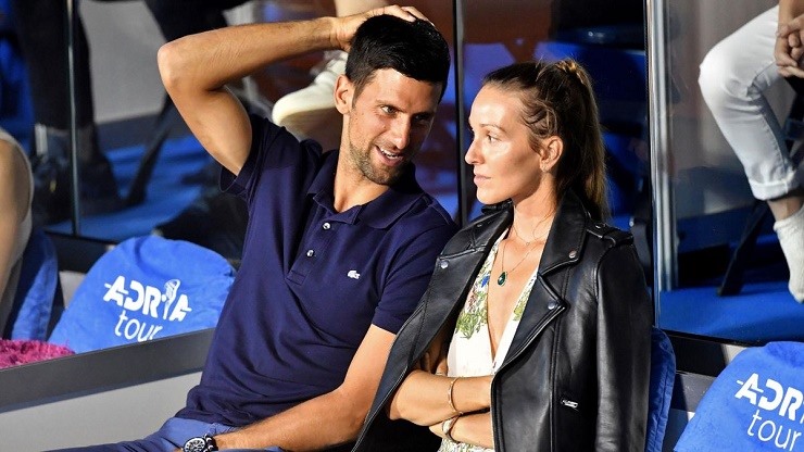 Cả Djokovic và vợ đều có kết quả dương tính với SARS-CoV-2. Ảnh: News24.