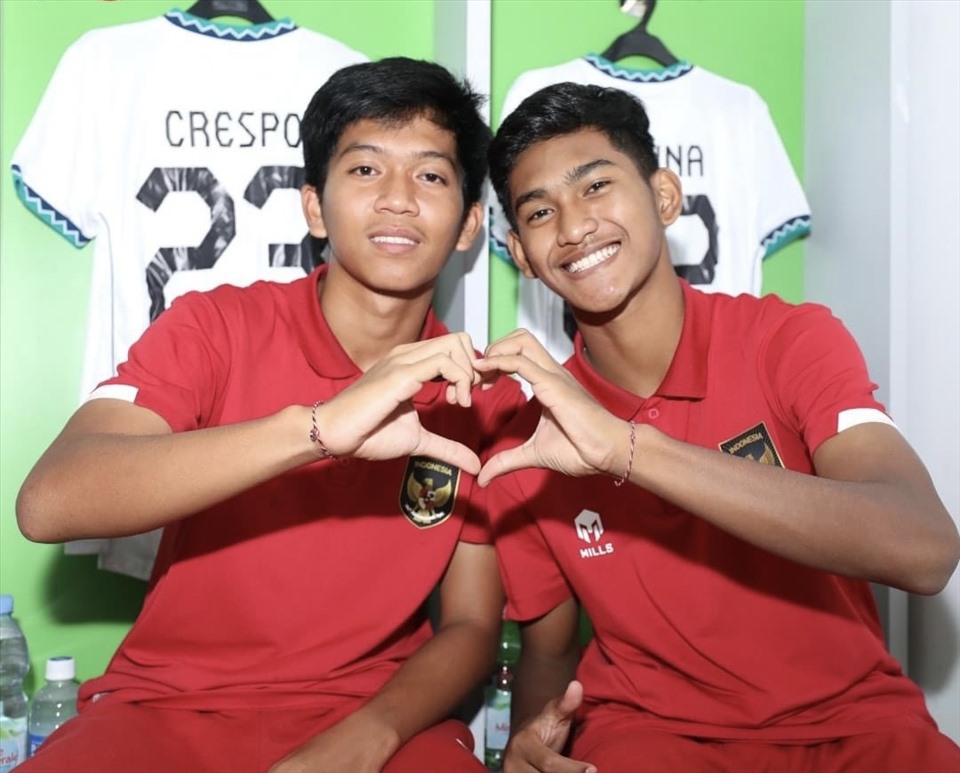 U16 Indonesia thoải mái tâm lý trước trận chung kết U16 Đông Nam Á 2022. Ảnh: PSSI