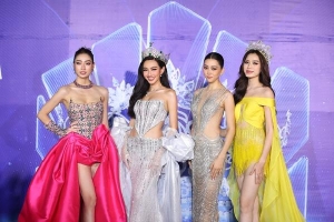 Thảm đỏ Chung kết Hoa hậu Thế giới Việt Nam 2022: Thùy Tiên khoe nhan sắc đẹp nổi bật bên cạnh dàn Hoa hậu, Á hậu