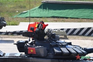 Ra quân Army Games 2022, đội tuyển xe tăng Việt Nam hạ 4/5 mục tiêu