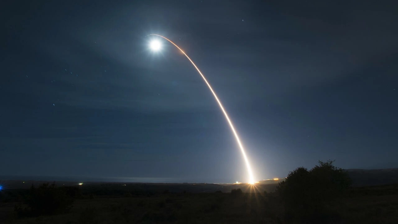  Vụ phóng thử ICBM Minuteman của Mỹ hồi năm 2020. Ảnh: AFP.