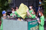 Theo chân 'biệt đội nhí' đẩy xe tự chế đi 'xin' rác tài nguyên ở Đà Nẵng
