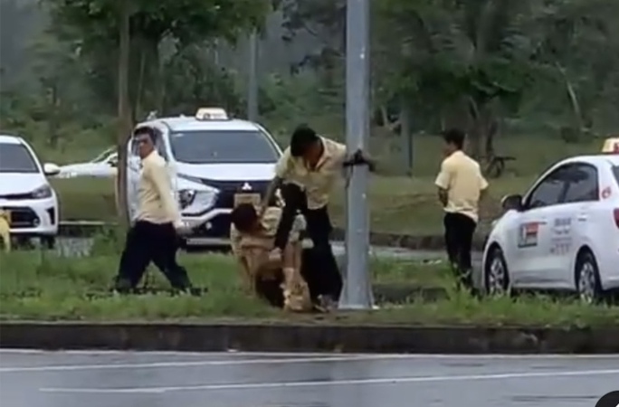 Sa thải nhóm tài xế taxi đánh đồng nghiệp tại sân bay Phú Quốc - Ảnh 2.