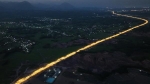 Đóng điện chiếu sáng toàn tuyến cao tốc Vân Đồn-Móng Cái
