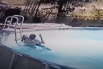 Video: Bé trai 10 tuổi nhanh trí cứu mẹ bị đuối nước trong bể bơi