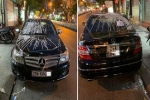 Vụ xế sang Mercedes bị dán băng dính, tạt bột trắng: Thông tin chính thức từ công an