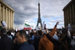 Cảnh sát đụng độ người biểu tình ủng hộ phụ nữ Iran ở Paris và London