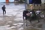 Xác minh clip cảnh sát đánh 2 thiếu niên chạy xe máy