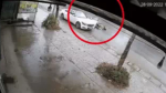 Camera vụ xe Wave tông gãy cửa Mercedes S400