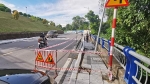 Quảng Ninh: Sạt lở đường dẫn cầu Bãi Cháy
