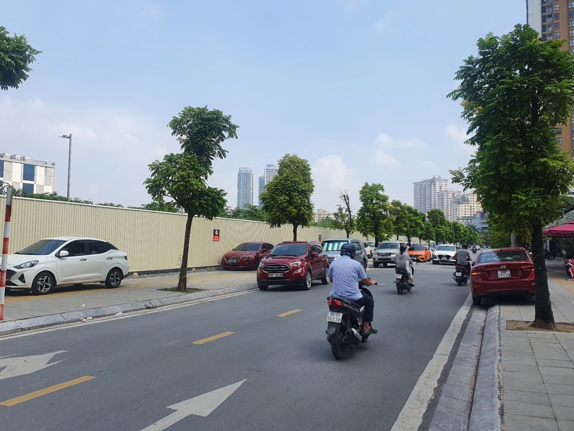 Tuyến đường dự kiến đặt tên cho phố Hoàng Quán Chi. Ảnh: Phạm Đông