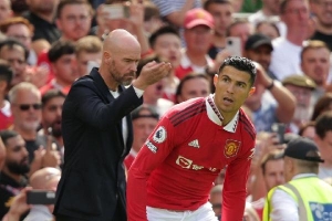 Ronaldo không hài lòng với Ten Hag