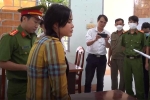 Ninh Thị Vân Anh khóc khi bị bắt tạm giam