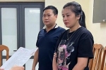 Đối tượng Nguyễn Thị Thành Thúy bị bắt khi về thăm nhà