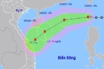 Áp thấp nhiệt đới trên Biển Đông, hướng vào miền Trung