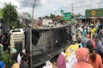 Xe tải lật đè chết cô gái 22 tuổi ở Đồng Nai