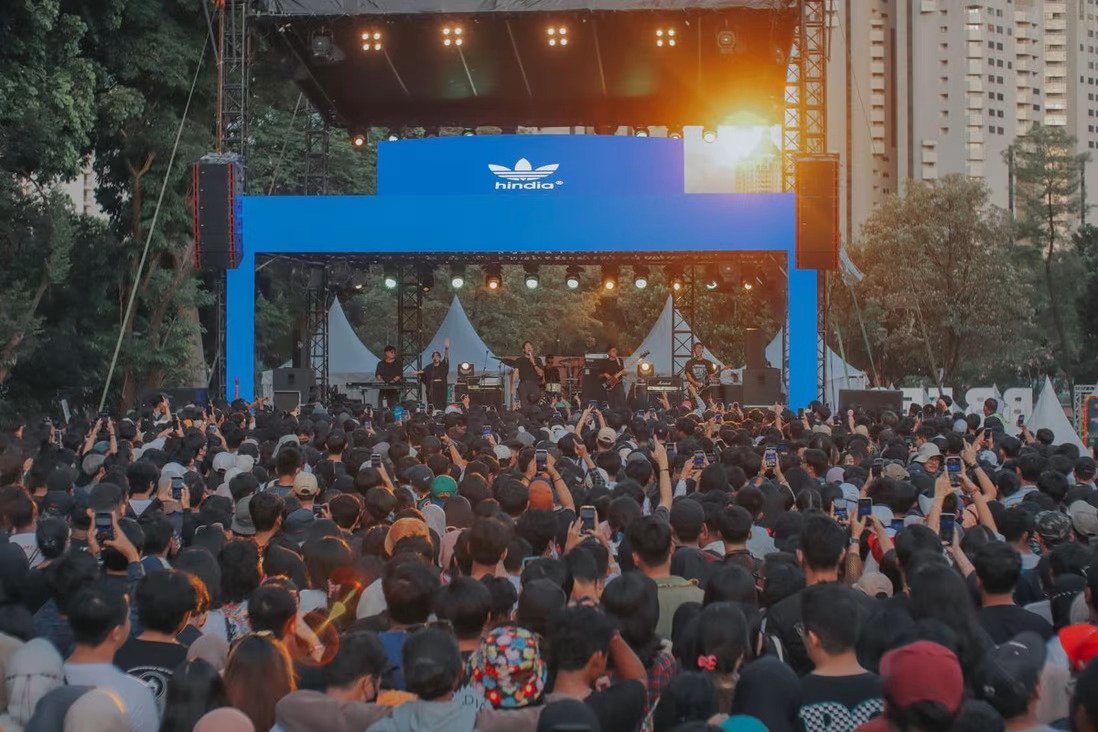 Cảnh sát Jakarta hủy sự kiện âm nhạc Berdendang Bergoyang do nhiều người bị thương vì chen lấn, xô đẩy (Ảnh: Instagram).