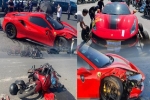 Người Việt lái siêu xe Ferrari mang biển ngoại giao gây tai nạn xử lý thế nào?
