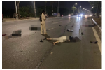 4 nạn nhân văng giữa đường sau vụ tai nạn ở Hà Nội