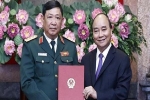 Chủ tịch nước Nguyễn Xuân Phúc trao quyết định thăng quân hàm Thượng tướng quân đội