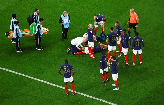 Chấn thương đang tàn phá đội hình tuyển Pháp tại kỳ World Cup năm nay.