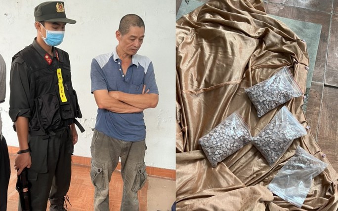Số ma túy loại thuốc lắc gồm 3.111 viên được Phạm Văn Duẩn đưa đi cất giấu.