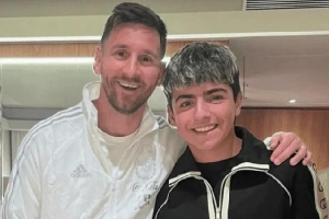 Con trai đỡ đầu của Messi được chú ý ở World Cup