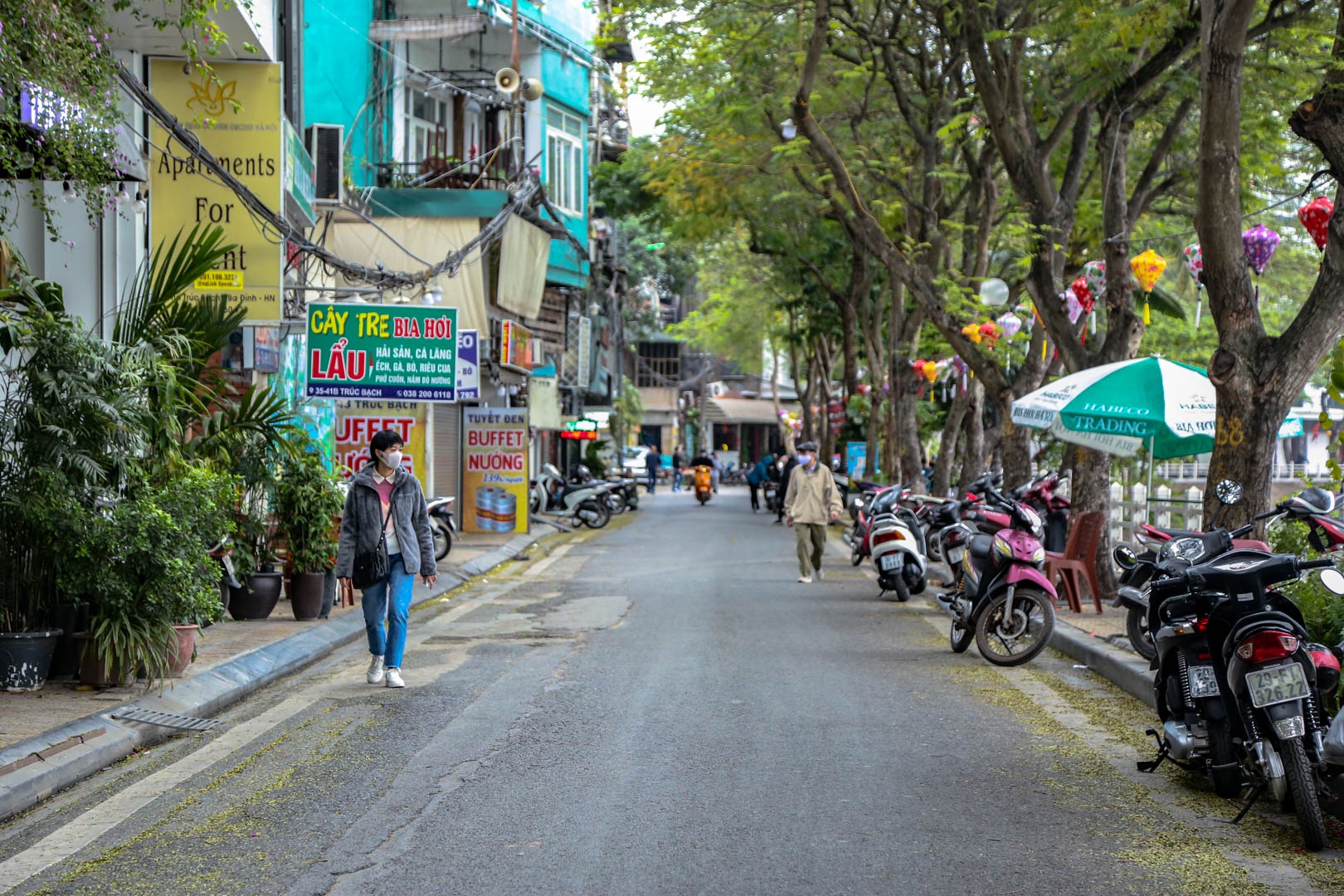 Pho di bo Ha Noi anh 1