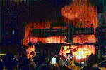 Cháy cửa hàng sửa xe máy ở Hà Nội kèm nhiều tiếng nổ