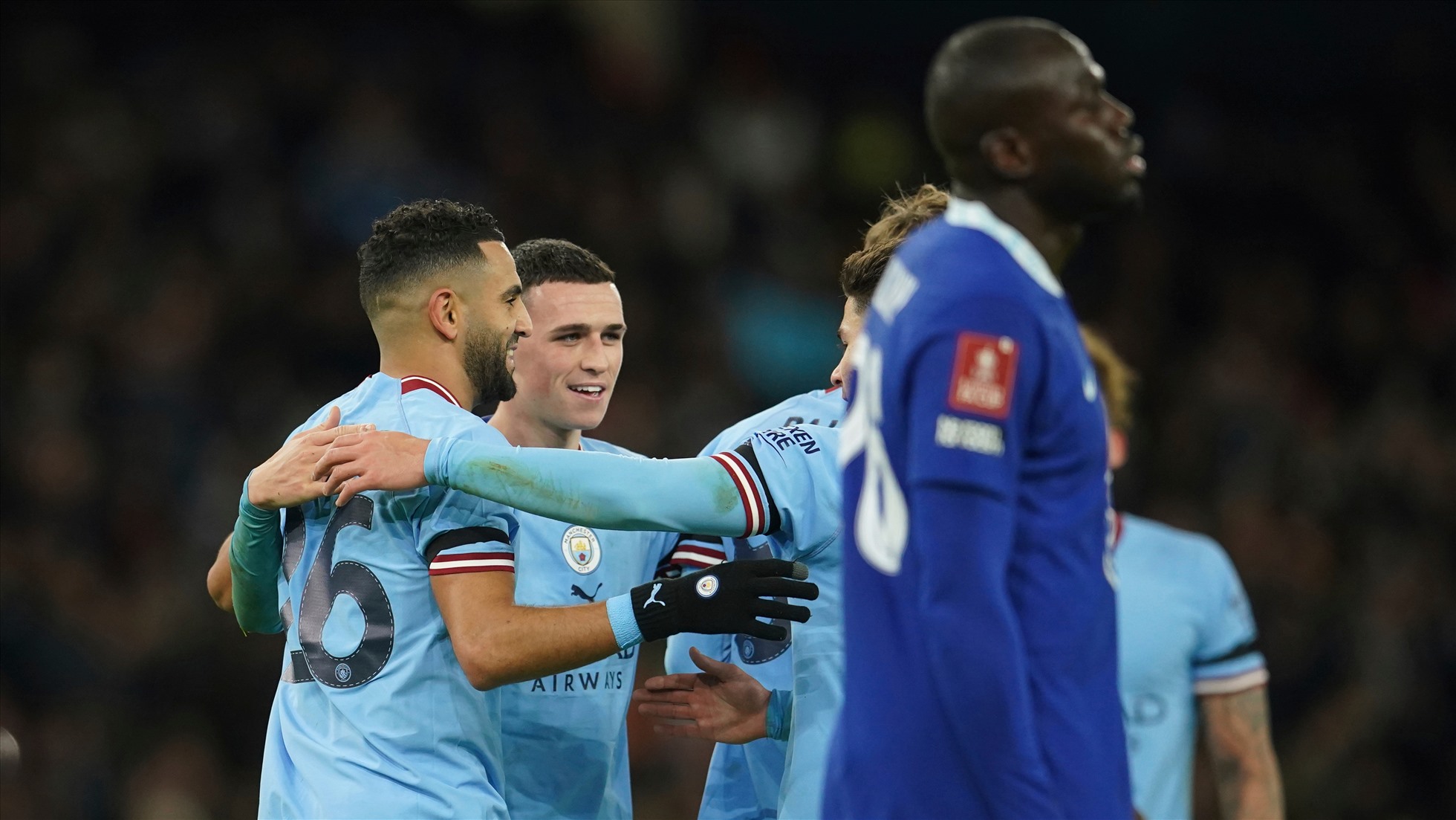 Chelsea gần như không có cơ hội nào rõ ràng trước Man City trong cả trận. Ảnh: AFP