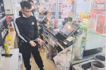Cầm dao cướp 4 cửa hàng tiện lợi lúc rạng sáng ở Hà Nội