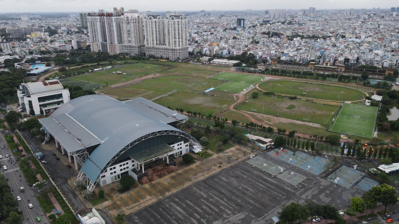 Nhà thi đấu Phú Thọ - TP.HCM xuống cấp sau 20 năm tổ chức SEA Games