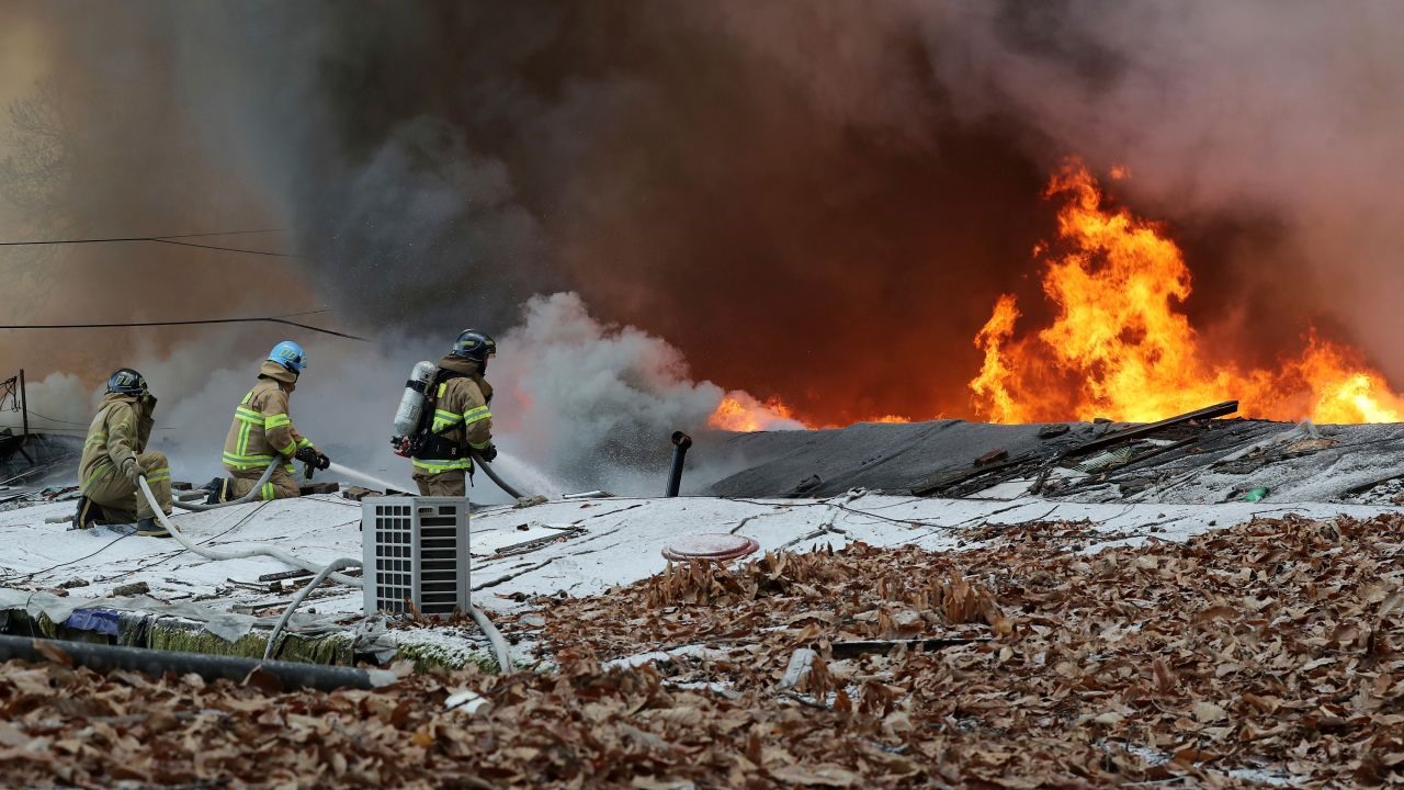 Cháy lớn khu ổ chuột cuối cùng ở thủ đô Hàn Quốc