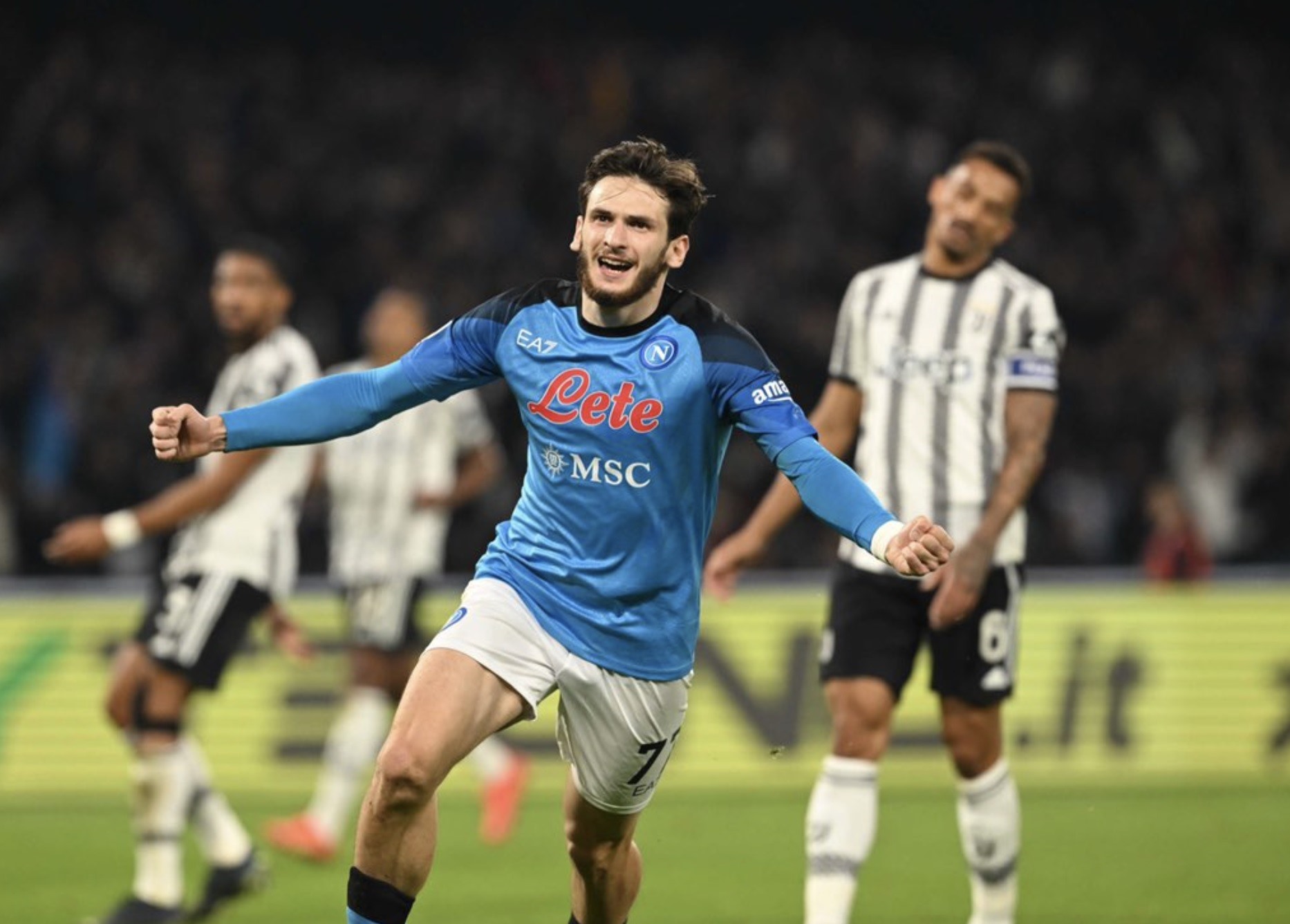 Trận thua Napoli không hề khiến Juventus nản lòng. Ảnh: AFP