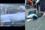 Clip: Lái xe máy lạng lách đánh võng trên đường, hai học sinh gặp tai nạn thương tâm